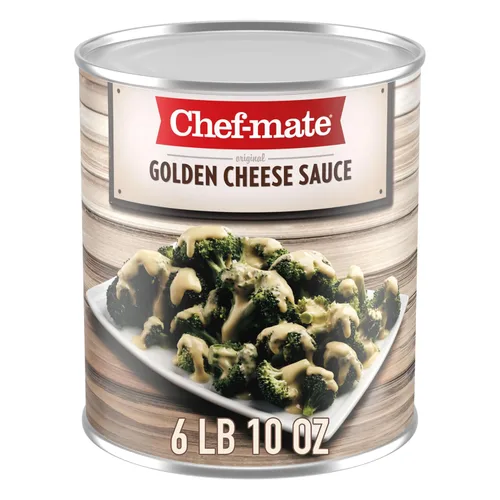 Miniatura 11 de Chef-mate Salsa básica de queso cheddar, comida enlatada para macarrones con queso, 6 libras 10 onzas (#10 lata a granel)