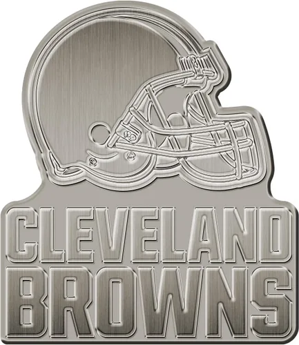 Miniatura 34 de Rico Industries NFL Football Standard Oval Antique Nickel Auto Emblem for Car/Truck/SUV