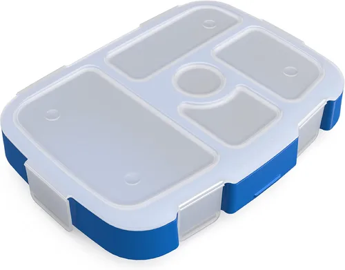 Miniatura 7 de Bentgo® Bandeja Kids para niños con cubierta transparente, reutilizable, sin BPA, recipiente de preparación de comidas de 5 compartimentos con Verde