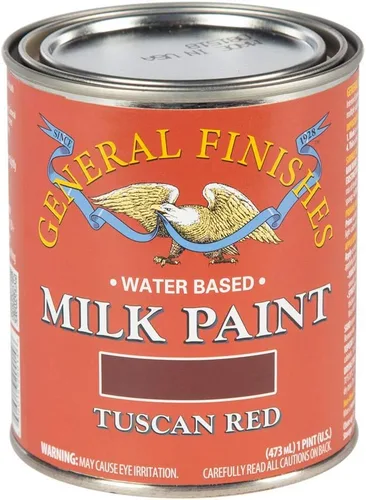 Miniatura 22 de General Finishes Pintura de leche a base de agua, 1 cuarto de galón, lino