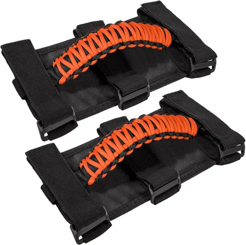 Asas de Agarre para Barra Antivuelco Manijas de Agarre para Jeep Wrangler JK JKU JL JLU TJ YJ Sports Sahara Freedom Rubicon Unlimited Gladiator JT