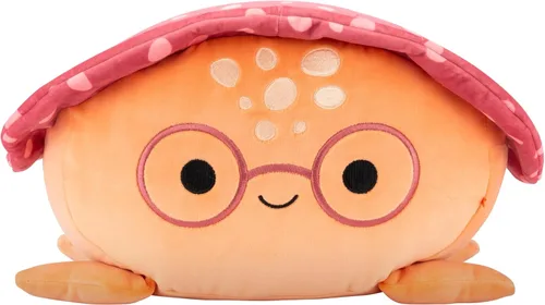 Miniatura 2 de Squishmallows Original 12 pulgadas Caine la tortuga de cuero naranja con gafas – Peluche oficial Jazwares (tamaño mediano)