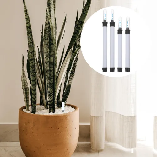 Miniatura 3 de BESTOYARD Indicador de agua para plantas en macetas para uso en interiores y exteriores, medidor de humedad del suelo con escala transparente