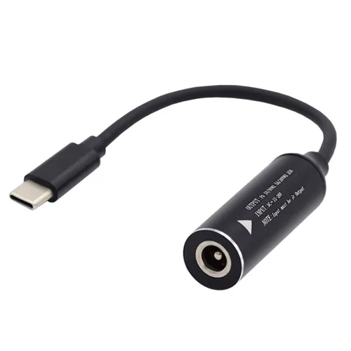 Miniatura 8 de chenyang Convertidor de alimentación CC a USB C, USB C macho a CC 0.138x0.051 in PD 65W 5V/9V/20V adaptador de cable de carga rápida