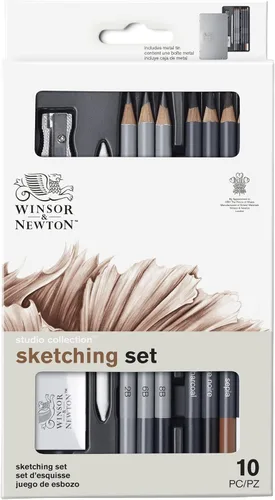 Miniatura 12 de Winsor & Newton Studio Collection - Lápices de artista, lápices de acuarela, juego de 24