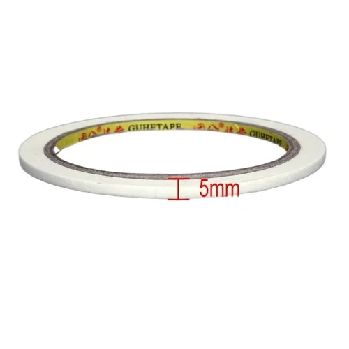 Miniatura 5 de Washi Cinta adhesiva blanca de alta temperatura, un solo lado, desgarrable, grabable, decorativa para officina, Coche, pintura al óleo, boceto
