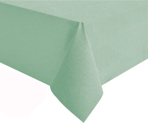 Miniatura 18 de NLMUVW - Mantel de plástico transparente 100% resistente al agua, a prueba de aceite y derrames, mantel de PVC, fácil de limpiar, para cocina
