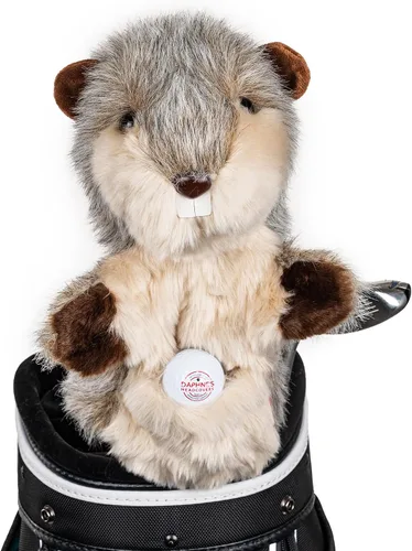 Daphne's Headcovers Gopher Funda para Driver Divertida Funda para Palos de Golf Protección Elegante para Funda de Palo para Hombres y Mujeres