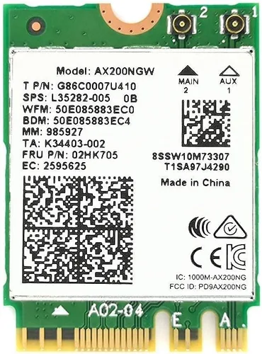 Miniatura 28 de Serie Killer para Intel AX1690i WiFi 6E Adaptador de juegos Actualización de AX411 Tarjeta WiFi CNVio2 M.2 WiFi de alta velocidad de 3.0 Gbps