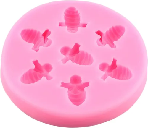 Miniatura 7 de Moldes de silicona para fondant de abejorro para decoración de tartas, decoración de cupcakes, pasta de goma de caramelo de chocolate, arcilla