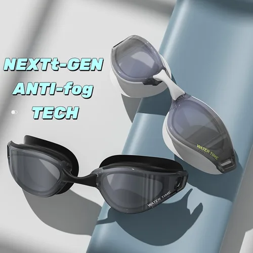 Miniatura 4 de Swipe - Gafas de natación para hombres y mujeres adultos, 100% antivaho anti UV, sin fugas, visión transparente, máxima comodidad, doble correa