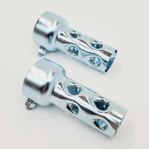 Baffles de escape de 1 pulgada de diámetro exterior x 4 pulgadas de largo para tubos de escape y silenciadores - Reductor de ruido/silenciador - Se