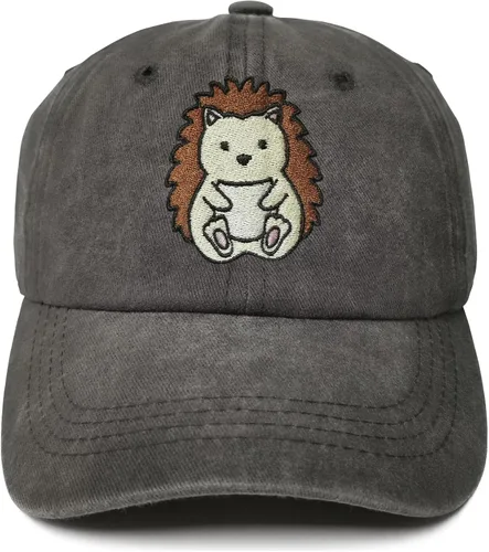 Miniatura 27 de Gorras de béisbol bordadas con animales para niño y niña