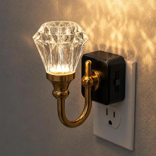 Miniatura 20 de JandCase Luz Nocturna, Luces Nocturnas Cambiantes de Color Enchufables en la Pared, Luz Nocturna RGB con Sensor de Luz, Luz Nocturna Enchufable