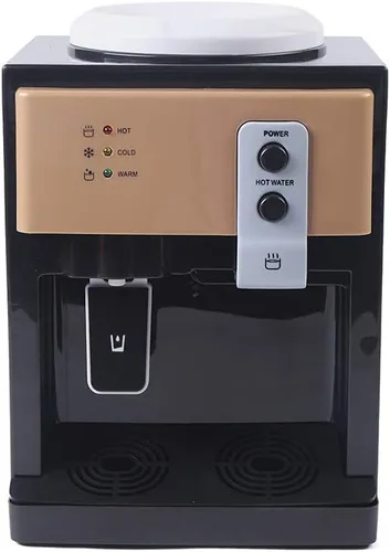Dispensador de agua fría caliente de escritorio, dispensador de agua de carga superior de 110 V, dispensador de agua fría y caliente para el hogar,
