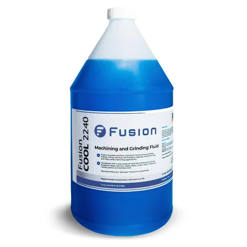 Fluido de corte de aceite de corte de metal para talleres de maquinaria | Fusion Cool 2240 | Refrigerante de uso general y operaciones de taller |