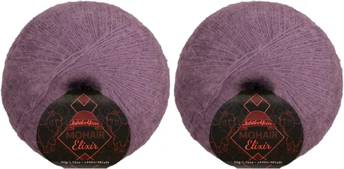 Miniatura 59 de JubileeYarn Mohair Elixir Yarn - 50g/Skein Baby Wool Blend - Cosmopolitan - 1 Skein