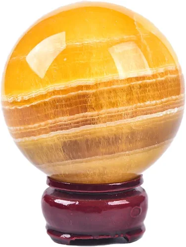 Miniatura 96 de JIC Gem Esfera de cristal de cuarzo Pietersite, bola de cristal decorativa azules y marrones dorados para meditación, decoraciones de mesa