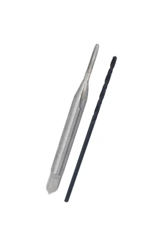 Miniatura 16 de Drill América - Juego de brocas para taladro y llave de acero para alta velocidad POU (#0-80 - 1-1/2"-12, m1.6 - m36, NC, NF). Set de taladro