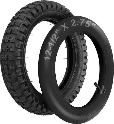 Miniatura 9 de LotFancy Juego de neumático y tubo interior de 12.5x2.75 (12-1/2x2.75) para Razor MX350 MX400 Dirt Rocket, X-Treme X-560 - Neumático y tubo