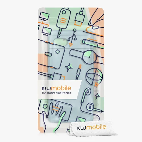 Miniatura 382 de kwmobile Funda Compatible con Google Pixel 6 Pro - Funda de teléfono de silicona TPU con acabado suave - Azul Arrecife