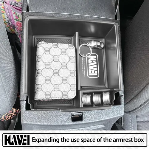 Miniatura 7 de HGWEI Organizador de Consola Central Compatible con Ford Ranger 2019 2020 2021 2022 2023 XL XLT Lariat Accesorios, Caja de Almacenamiento