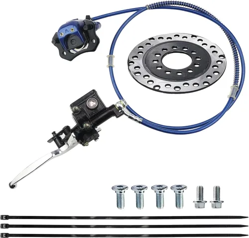 Miniatura 11 de PRO BAT Sistema de Pinza de Freno de Disco Hidráulico Delantero + Rotor de Freno de Disco de 158mm para 50cc 70cc 90cc 110cc 125cc Quad Pit Dirt