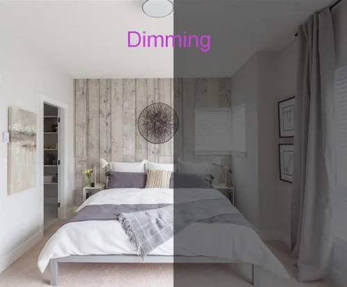 Miniatura 6 de Reloj despertador digital, pantalla LED grande con espejo con función de repetición, brillo ajustable, adecuado para el hogar, dormitorio, sala