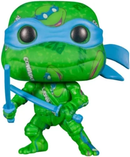 Miniatura 2 de Leonardo Artist Series Teenage Mutant Ninja Turtles Funko Pop! Figura de vinilo con protector Pop! Exclusivo