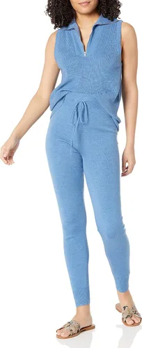 Miniatura 3 de The Drop Yara - Leggings de suéter acanalado sin cierre para mujer