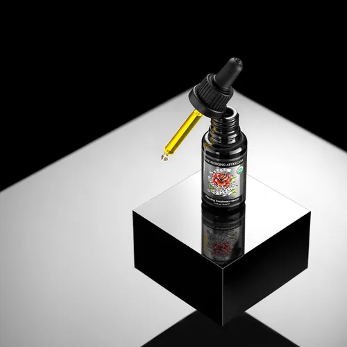 Miniatura 2 de Alteya Organics Solución para el cuidado posterior de piercings y bultos – Aceite queloide para eliminación de golpes de oído, nariz y cuerpo