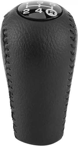 Miniatura 2 de 33504-20120-C0 - Pomo de palanca de cambios de cuero negro con gran sensación de mano, palanca de cambios para Toyota 4Runner/Pickup/Hilux Surf/Land