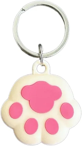 Miniatura 16 de Yatchen Bonita funda de silicona para AirTag 2021 Finder Fun 3D Cartoon Animal Anti Scratch Llavero Tracker Protector Bluetooth (Béisbol, 1 unidad)