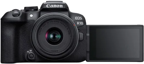 Miniatura 7 de Canon Cámara sin espejo EOS R10 (5331C002) + lente Canon EF de 1.969 in (0570C002) + adaptador de montaje Canon + tarjeta SD resistente Sony de 64