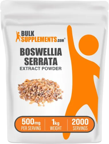 Miniatura 7 de BulkSupplements.com Extracto en Polvo de Boswellia Serrata - Suplemento de Boswellia, de Resina de Incienso - Vegano y Sin Gluten, 500mg por