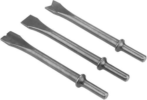Miniatura 3 de Jazar Durable Cromo Molibdeno Acero Universal Air Hammer Punch Chipping Bits Herramienta, juego de cinceles, vástago redondo para perforación
