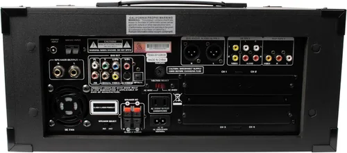 Miniatura 2 de VocoPro Sistema de karaoke portátil todo en uno, XLR, 1/4 pulgada, RCA, Champion-Rec-200W 4-Ch PA con rec digital, 21.00 x 21.00 x 23.00