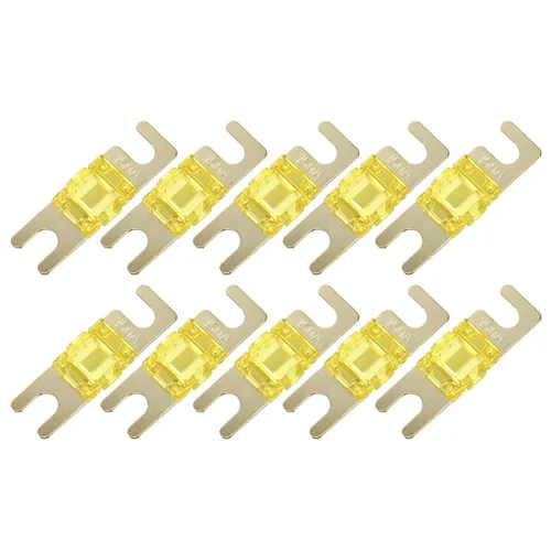 Miniatura 7 de X AUTOHAUX 10 unids 100A AFS Mini ANL fusible de repuesto de protección eléctrica para coche, camión, motocicleta, barco, CD de audio