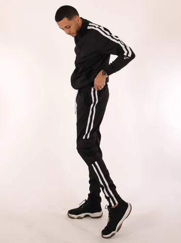 Miniatura 2 de Screenshot - Pantalones deportivos con cinta lateral estilo Hip Hop, ajuste ceñido, para hombre