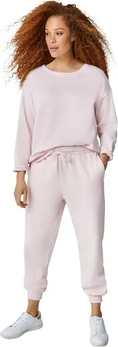 Miniatura 4 de Ellos Pantalones deportivos de forro polar con cordón en la cintura para mujer
