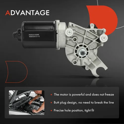 Miniatura 6 de A-Premium Motor del limpiaparabrisas delantero compatible con Toyota Camry 1997 1998 1999 2000 2001, sedán, 5 pines, con tipo ITTA-ESNA, repuesto #