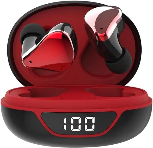 Miniatura 8 de Xmenha Auriculares inalámbricos azules pequeños para canales auditivos pequeños, micro minúsculos, auriculares inalámbricos Bluetooth discretos