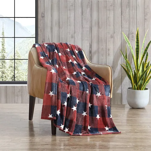 Miniatura 35 de Eddie Bauer - Manta, Forro Polar Cepillado y Ropa de Cama Sherpa Suave, Manta para Sofá y Cama (Gris Tono Alce, 50" x 60")
