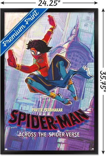 Miniatura 3 de Trends International Marvel Spider-Man: Across The Spider-Verse - Pavitr Prabhakar - Póster de pared de una hoja, 34 pulgadas de largo x 22.4