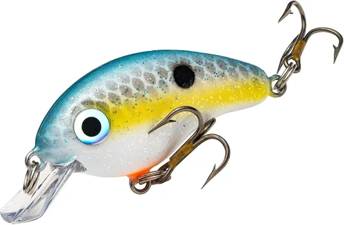 Miniatura 4 de Strike King Señuelo de pesca Bitsy Pond Minnow Crankbait, 3/32 oz, irresistible para los peces Sexy Shad