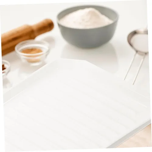 Miniatura 6 de SHOWERORO Bandeja para hornear tocino para microondas con protector de salpicaduras, bandeja de cocción para tocino crujiente para uso doméstico