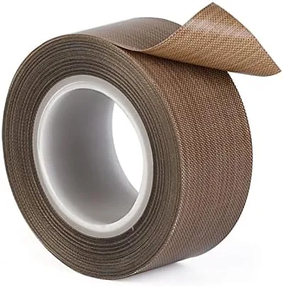 GUMMMY 0.007 in 300 grados de resistencia a altas temperaturas cinta adhesiva de tela de aislamiento térmico máquina de sellado PTFE cinta (tamaño :