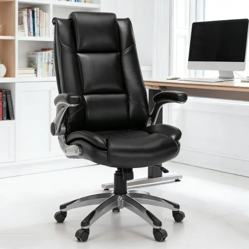 Miniatura 9 de MALOL Silla de oficina ergonómica con reposacabezas ajustables y reposabrazos 3D, silla de escritorio de malla de respaldo alto con soporte lumbar