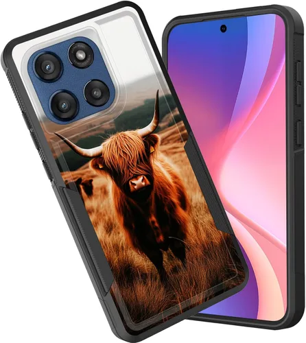 Miniatura 69 de Funda protectora para Motorola Moto G Stylus 5G 2025/Moto G Stylus 5G 2026, funda protectora híbrida de doble capa resistente a prueba de golpes
