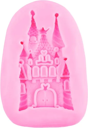 Miniatura 5 de Moldes de silicona para fondant de castillo de cuento de hadas para decoración de tartas, decoración de cupcakes, pasta de goma de caramelo